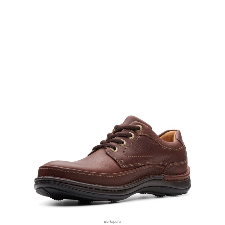 caoba ny cuero clarks naturaleza tres hombres Clarks 40N4LX3528 cuero caoba