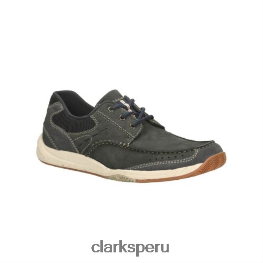 clarks allston edge nubuck azul marino hombres Clarks 40N4LX4525 nubuck azul marino