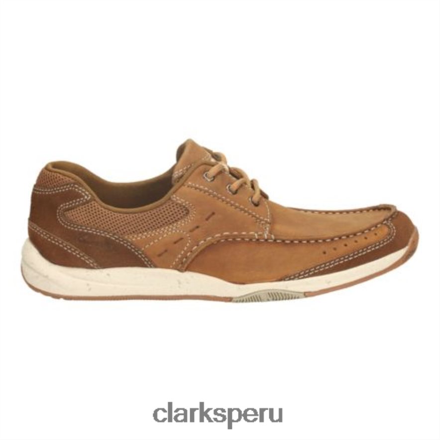 clarks allston edge tan nubuck hombres Clarks 40N4LX4450 nubuck bronceado