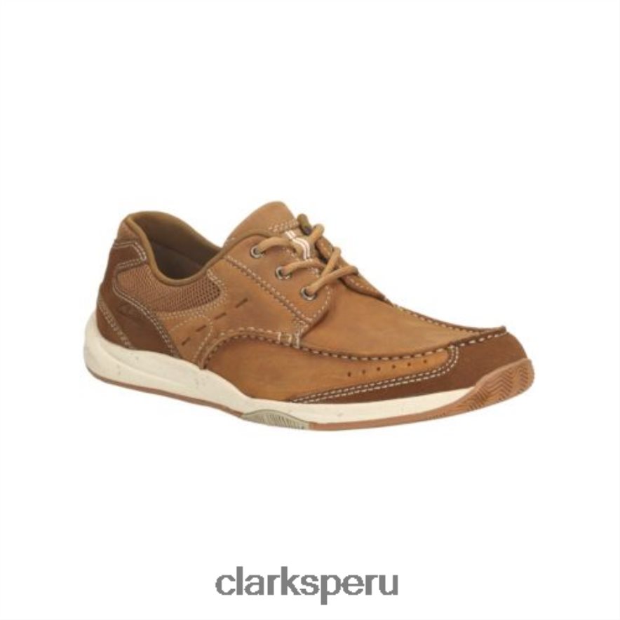 clarks allston edge tan nubuck hombres Clarks 40N4LX4450 nubuck bronceado