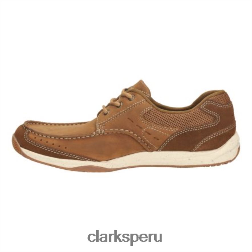 clarks allston edge tan nubuck hombres Clarks 40N4LX4450 nubuck bronceado