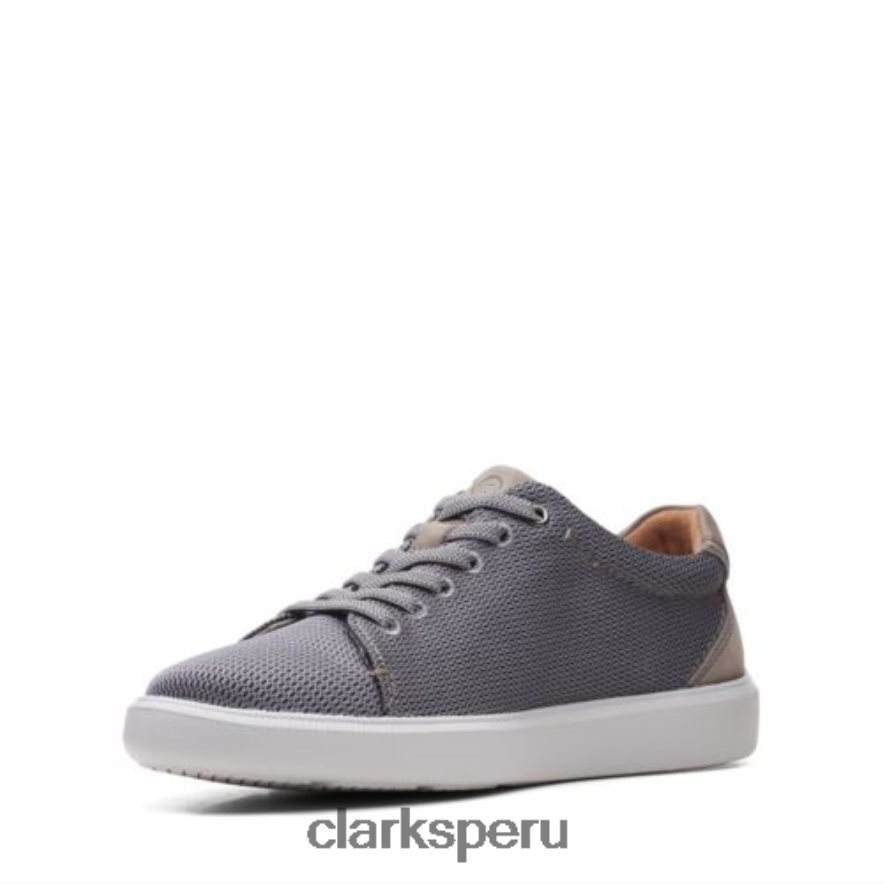 clarks bajos cambro textil gris hombres Clarks 40N4LX4428 textil gris