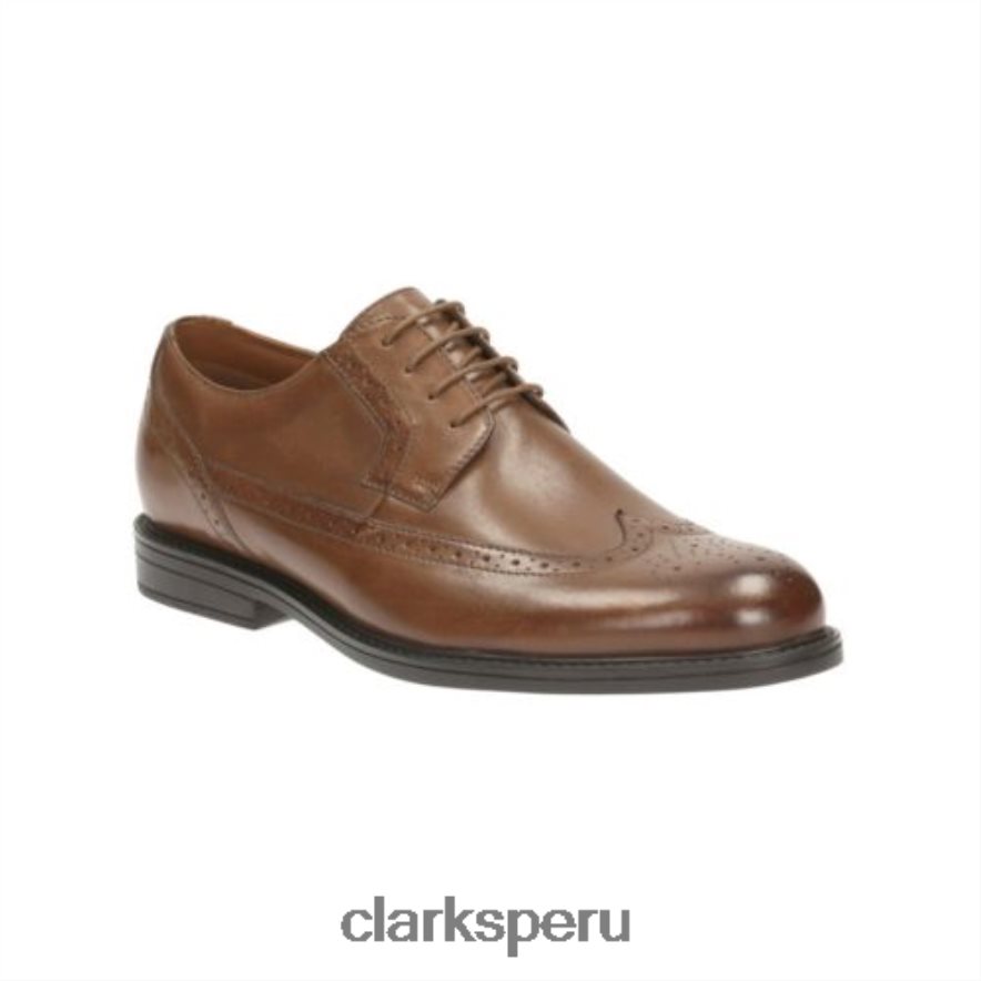 clarks beckfield limit cuero tostado hombres Clarks 40N4LX4462 cuero marrón