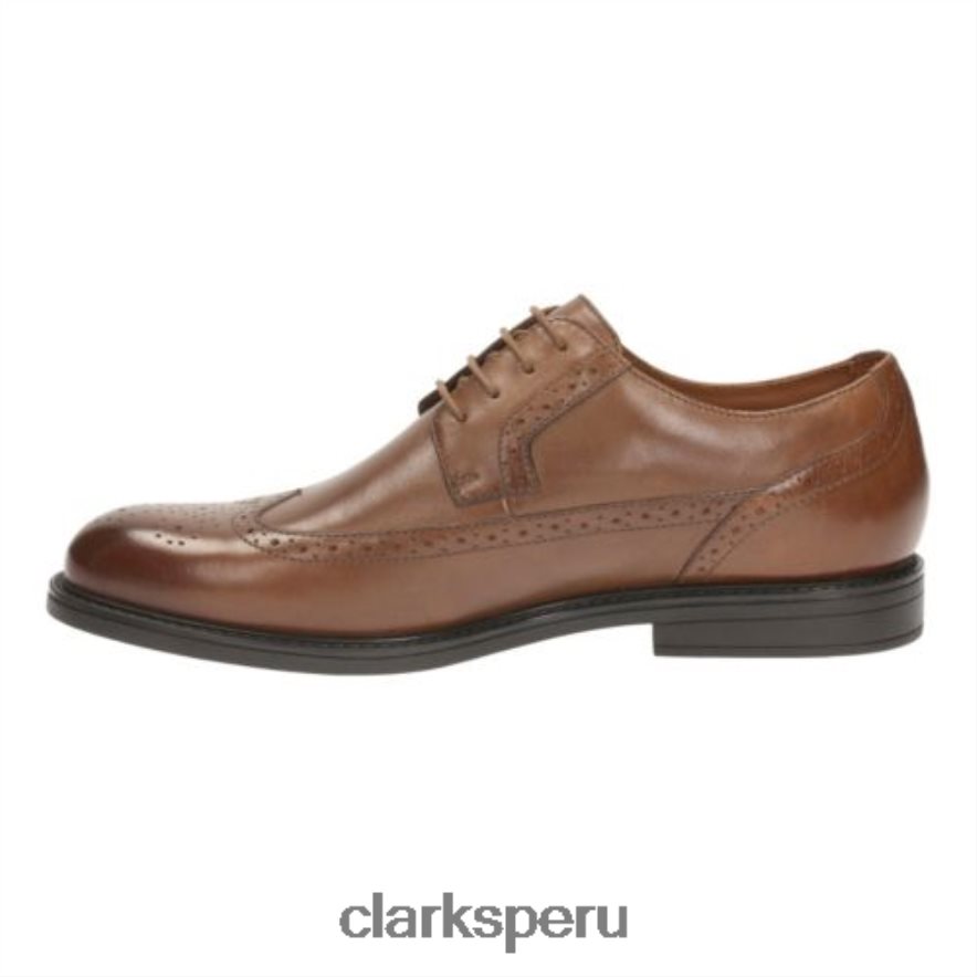 clarks beckfield limit cuero tostado hombres Clarks 40N4LX4462 cuero marrón