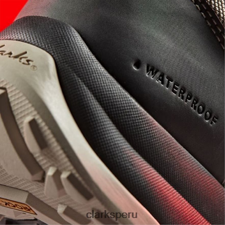 clarks black nubuck atl trail lace impermeable negro nubuck hombres Clarks 40N4LX6665 nubuck negro