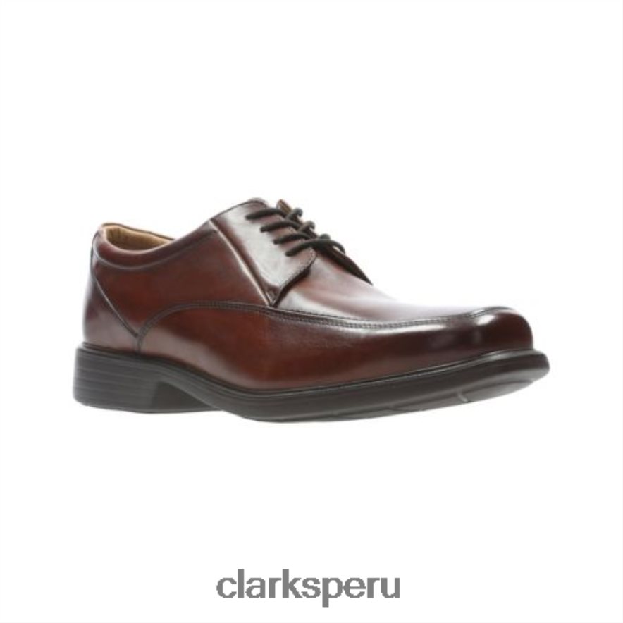 clarks boone de cuero tostado hombres Clarks 40N4LX4515 cuero marrón