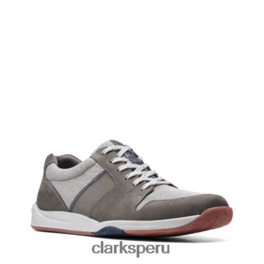 clarks combi langton encaje gris hombres Clarks 40N4LX4425 combinado gris