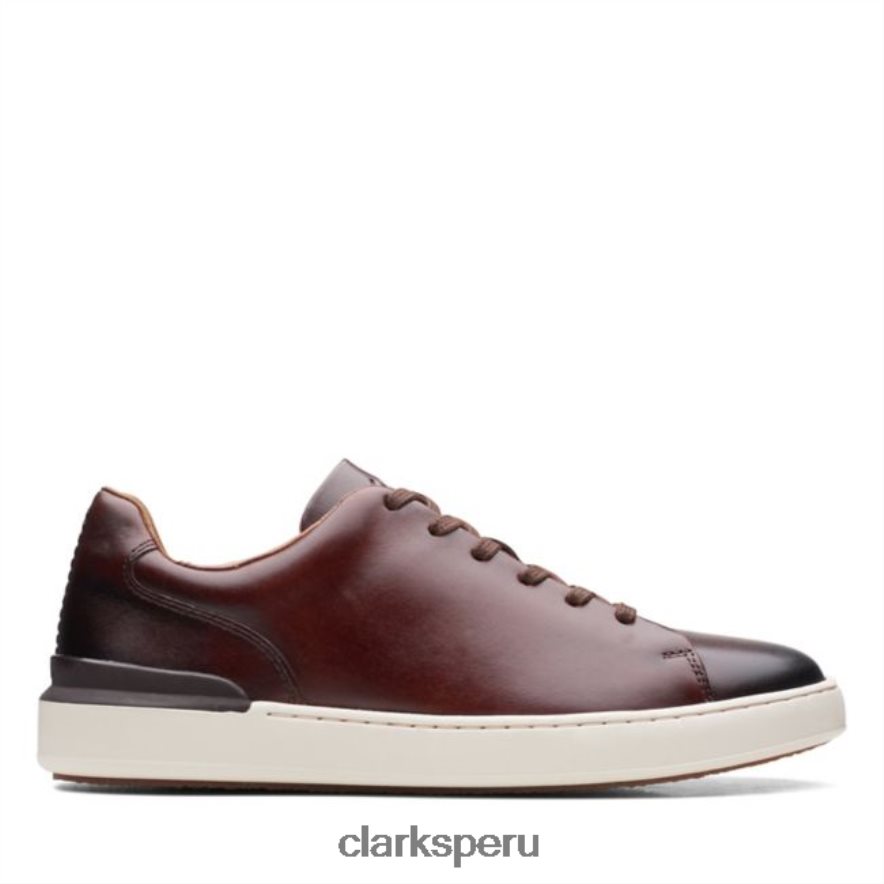 clarks court lite encaje cuero tostado oscuro cuero tostado oscuro hombres Clarks 40N4LX5474 cuero bronceado oscuro
