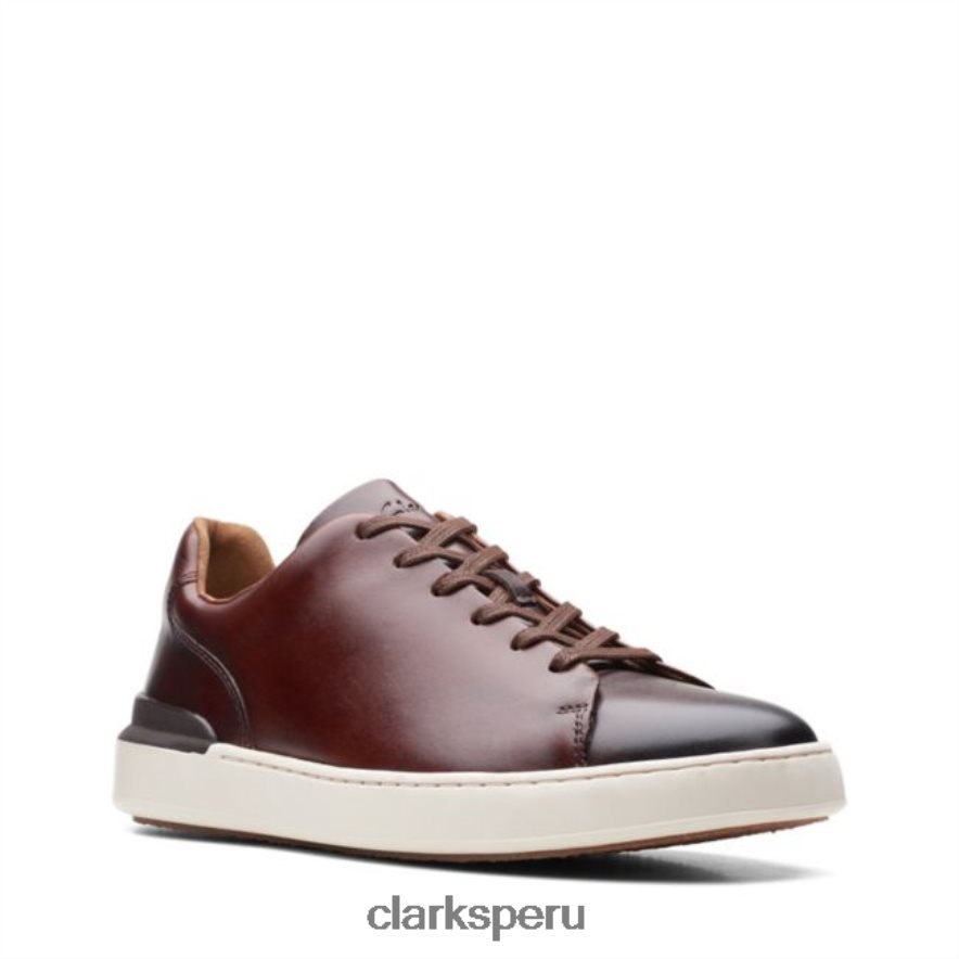 clarks court lite encaje cuero tostado oscuro cuero tostado oscuro hombres Clarks 40N4LX5474 cuero bronceado oscuro
