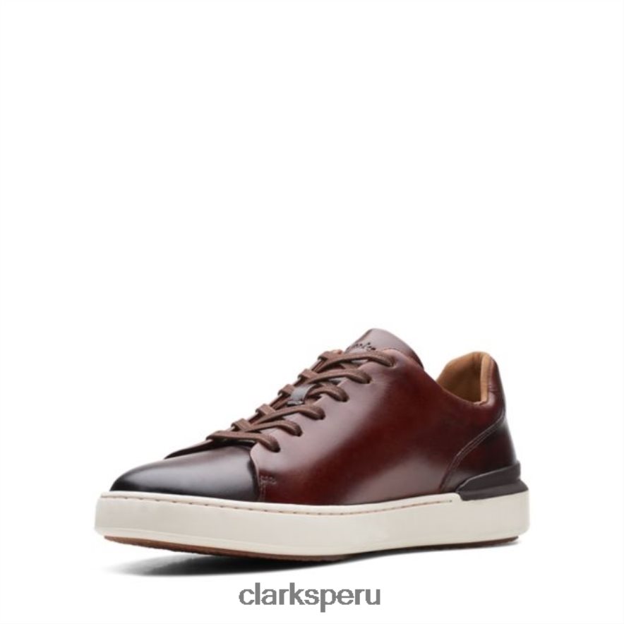 clarks court lite encaje cuero tostado oscuro cuero tostado oscuro hombres Clarks 40N4LX5474 cuero bronceado oscuro