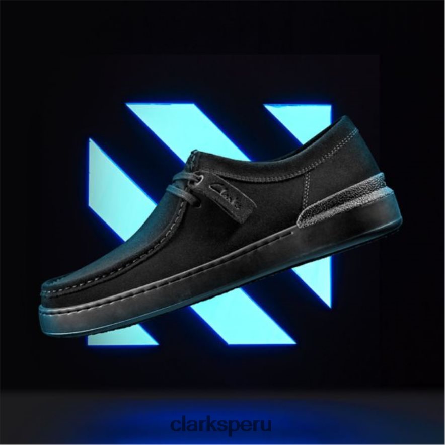 clarks court lite wally negro/negro hombres Clarks 40N4LX6567 negro