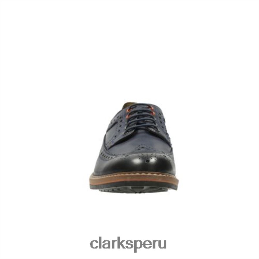 clarks cuero azul pitney limit hombres Clarks 40N4LX4449 cuero azul