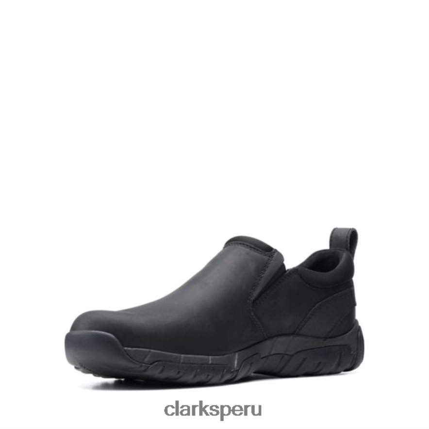 clarks cuero negro grove paso cuero negro hombres Clarks 40N4LX6737 cuero negro