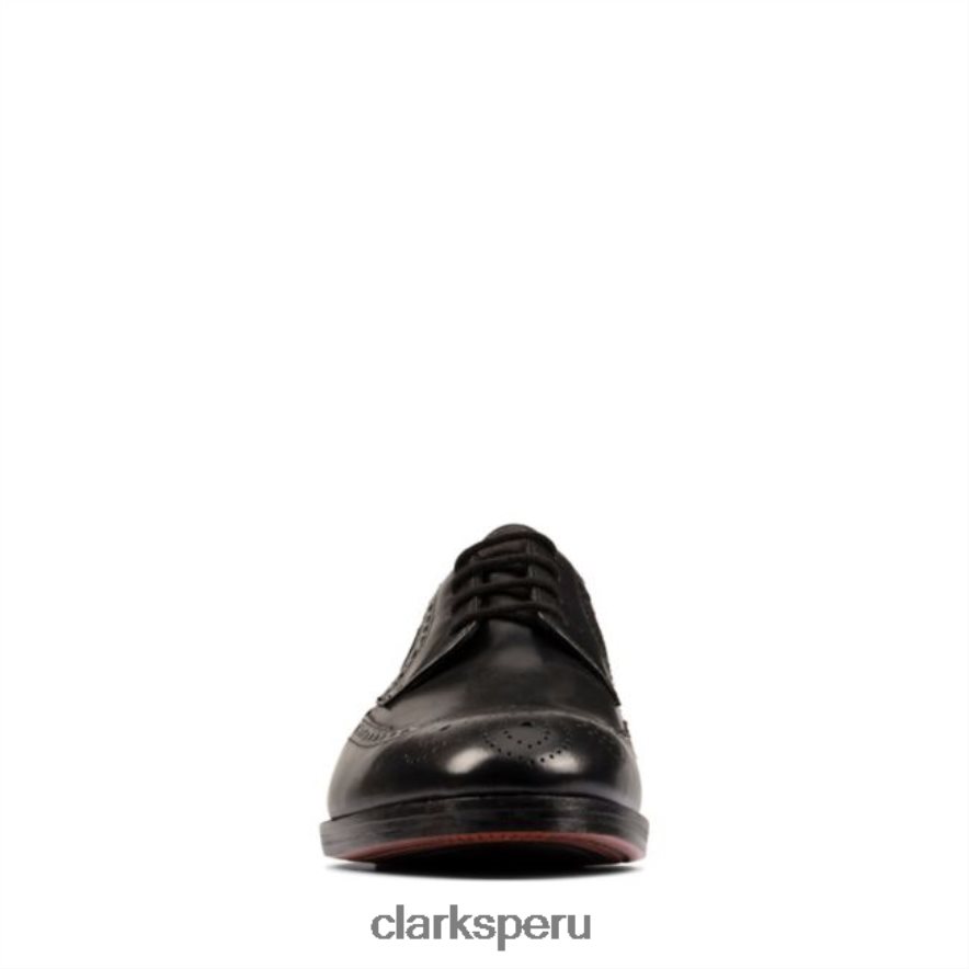 clarks cuero negro oliver wing cuero negro hombres Clarks 40N4LX5529 cuero negro