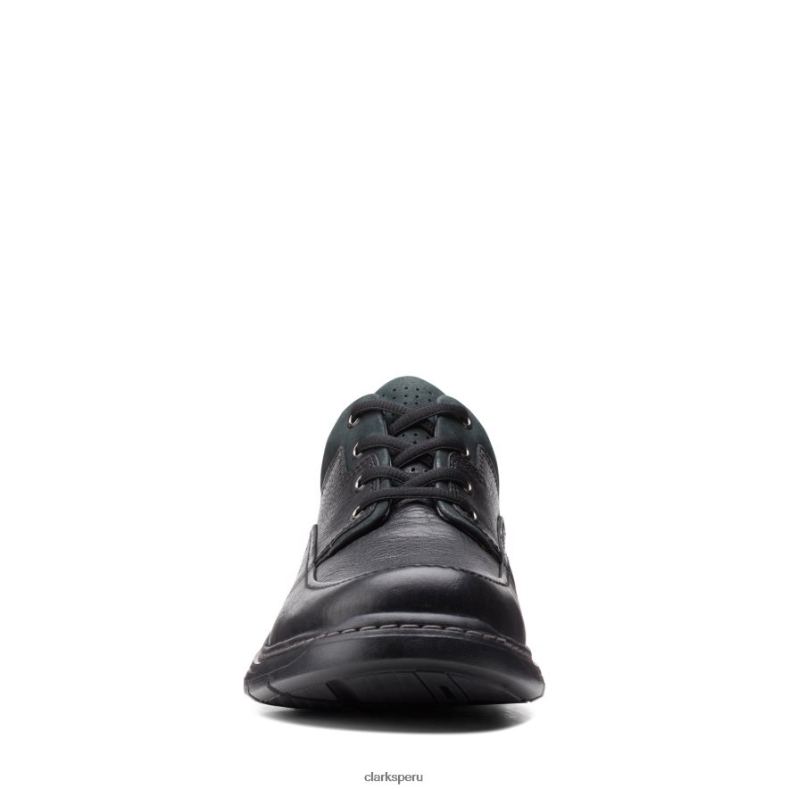 clarks de cuero caídos negros un brawley lace hombres Clarks 40N4LX3646 cuero negro caído
