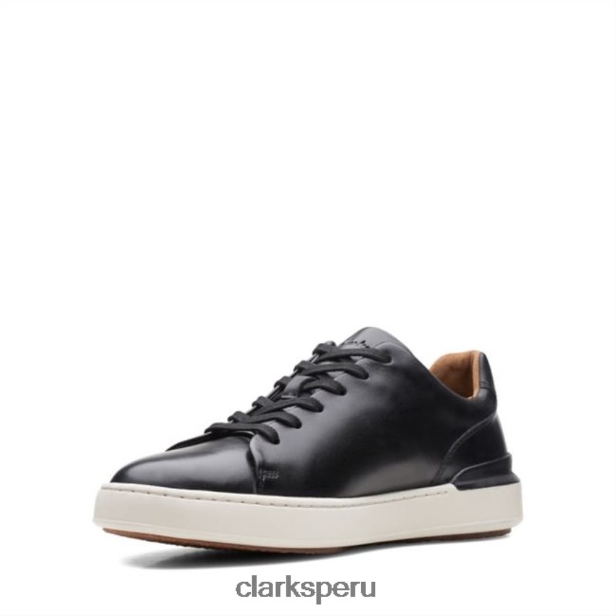 clarks de cuero negro de encaje corte lite de cuero negro hombres Clarks 40N4LX5494 cuero negro