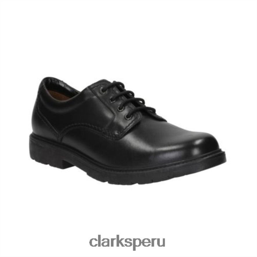 clarks de cuero negro lane stride hombres Clarks 40N4LX4470 cuero negro