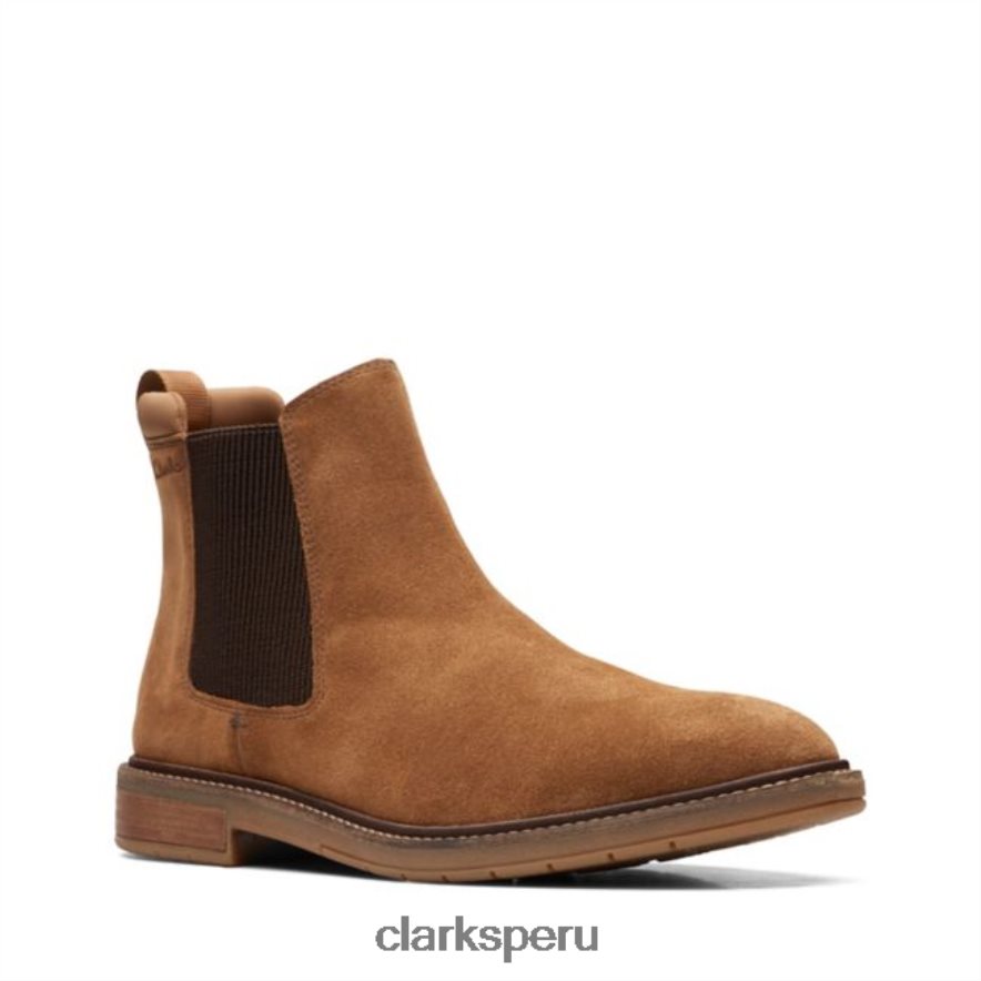 clarks de gamuza coñac hall clarks de gamuza coñac hombres Clarks 40N4LX5652 gamuza coñac