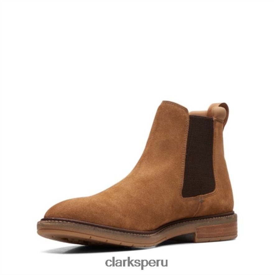 clarks de gamuza coñac hall clarks de gamuza coñac hombres Clarks 40N4LX5652 gamuza coñac