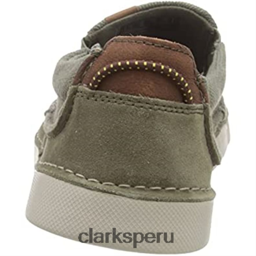 clarks gereld step mule color oliva para hombre hombres Clarks 40N4LX1086