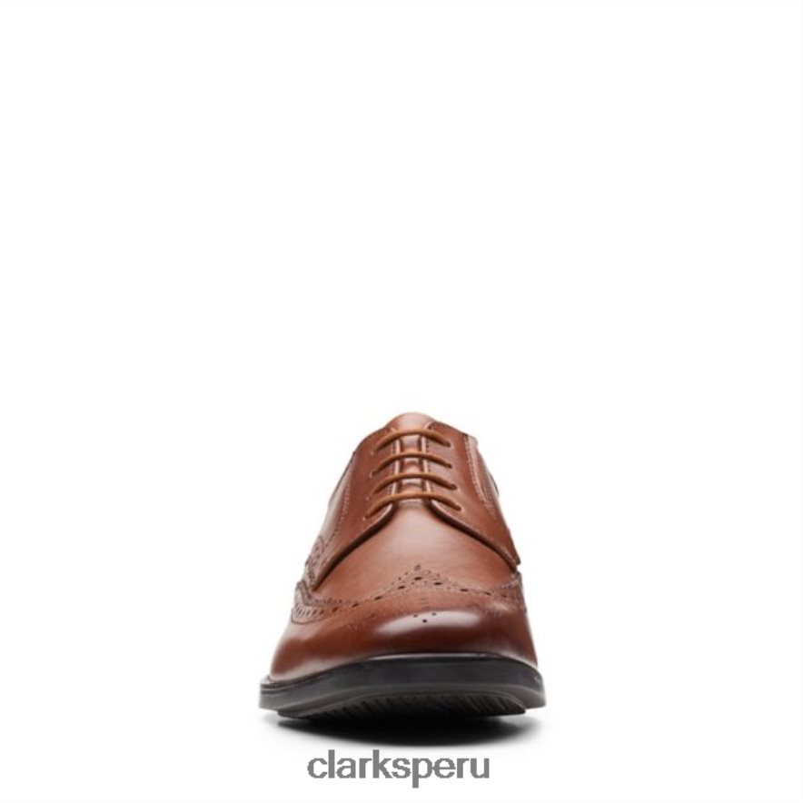 clarks howard wing cuero tostado oscuro cuero tostado oscuro hombres Clarks 40N4LX5626 cuero bronceado oscuro