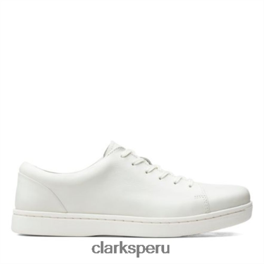 clarks kitna lo cuero blanco hombres Clarks 40N4LX4536 cuero blanco
