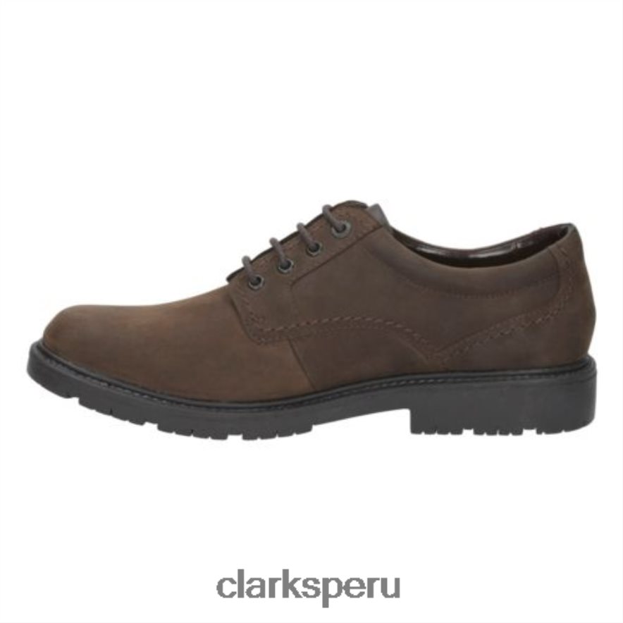 clarks lane stride2 nobuck marrón hombres Clarks 40N4LX4522 nubuck marrón