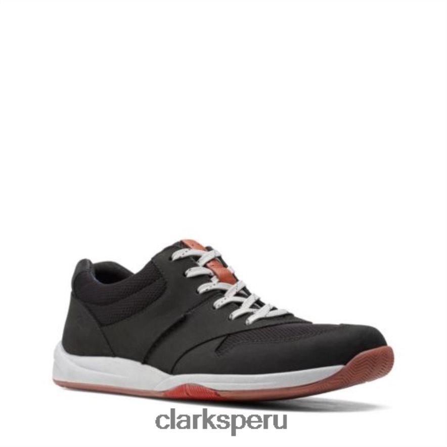 clarks langton race de nubuck negro hombres Clarks 40N4LX4532 nubuck negro
