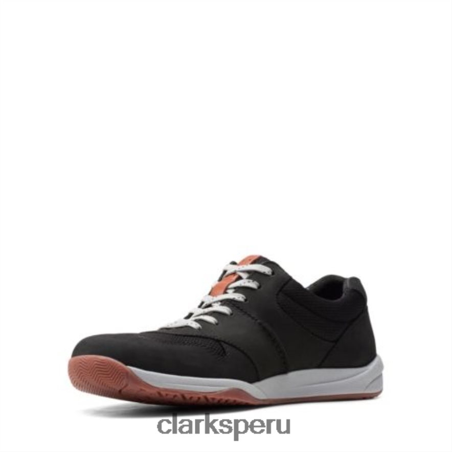 clarks langton race de nubuck negro hombres Clarks 40N4LX4532 nubuck negro