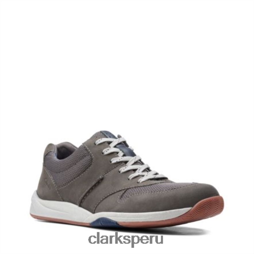clarks langton race nobuk gris hombres Clarks 40N4LX4438 nubuck gris
