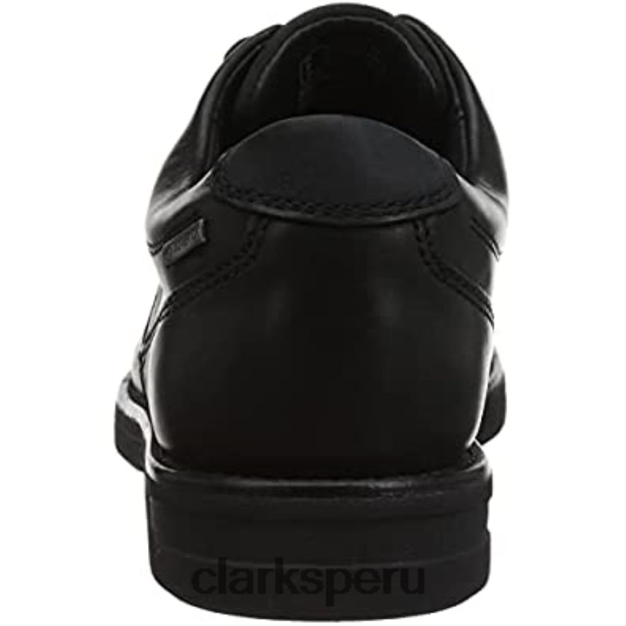 clarks negros banning lo gtx zapatos formales de cuero negro para hombre hombres Clarks 40N4LX712 negro