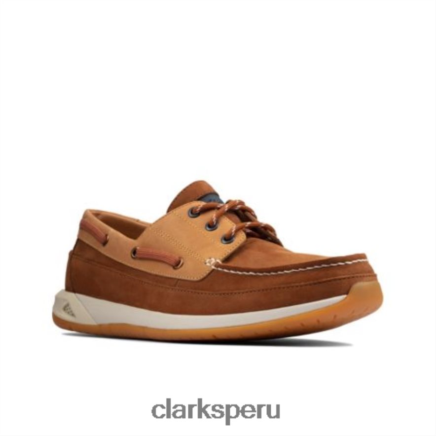 clarks ormand barco tan combi hombres Clarks 40N4LX4482 combinación bronceado