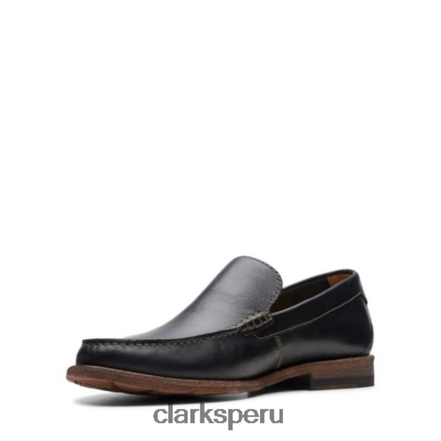 clarks pace barnes cuero negro hombres Clarks 40N4LX4507 cuero negro
