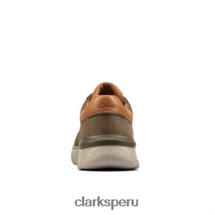 clarks sprint lite lace nubuck oliva hombres Clarks 40N4LX4531 nubuck oliva