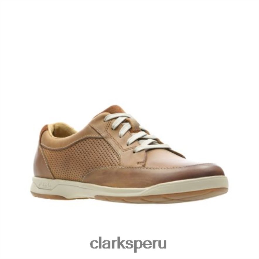 clarks stafford park5 cuero tostado hombres Clarks 40N4LX4526 cuero marrón