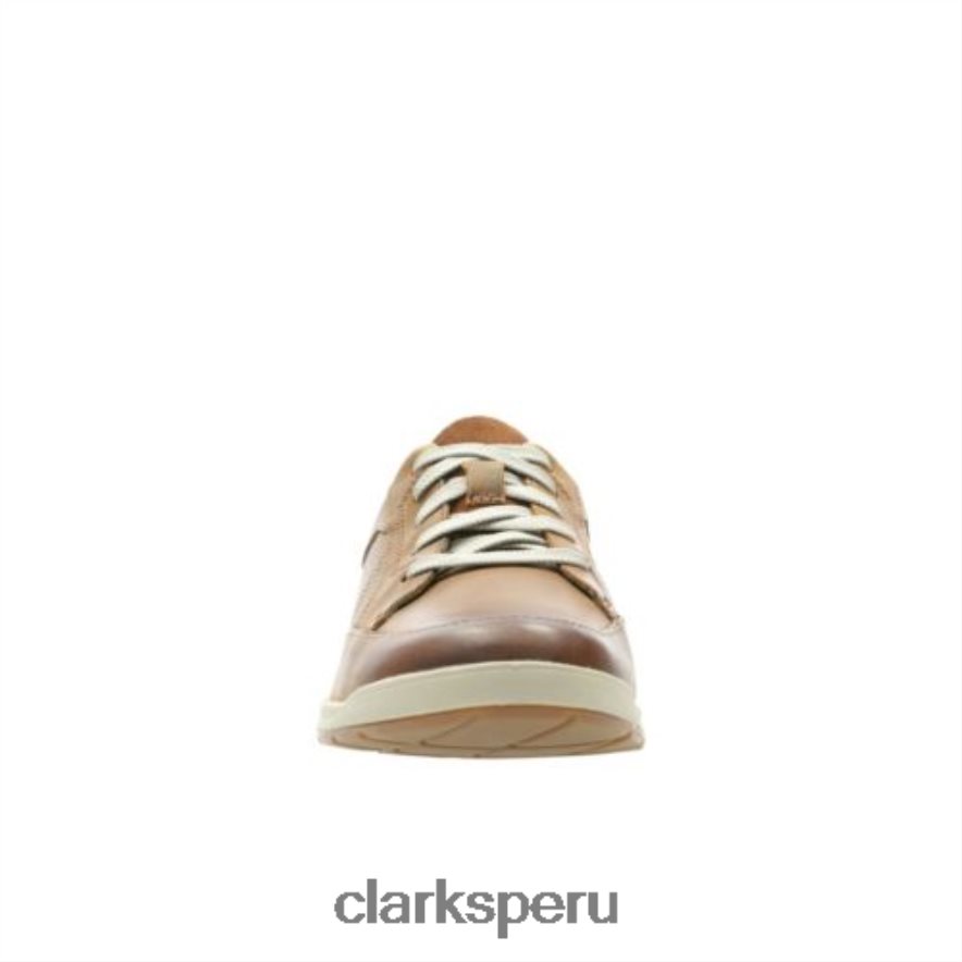 clarks stafford park5 cuero tostado hombres Clarks 40N4LX4526 cuero marrón