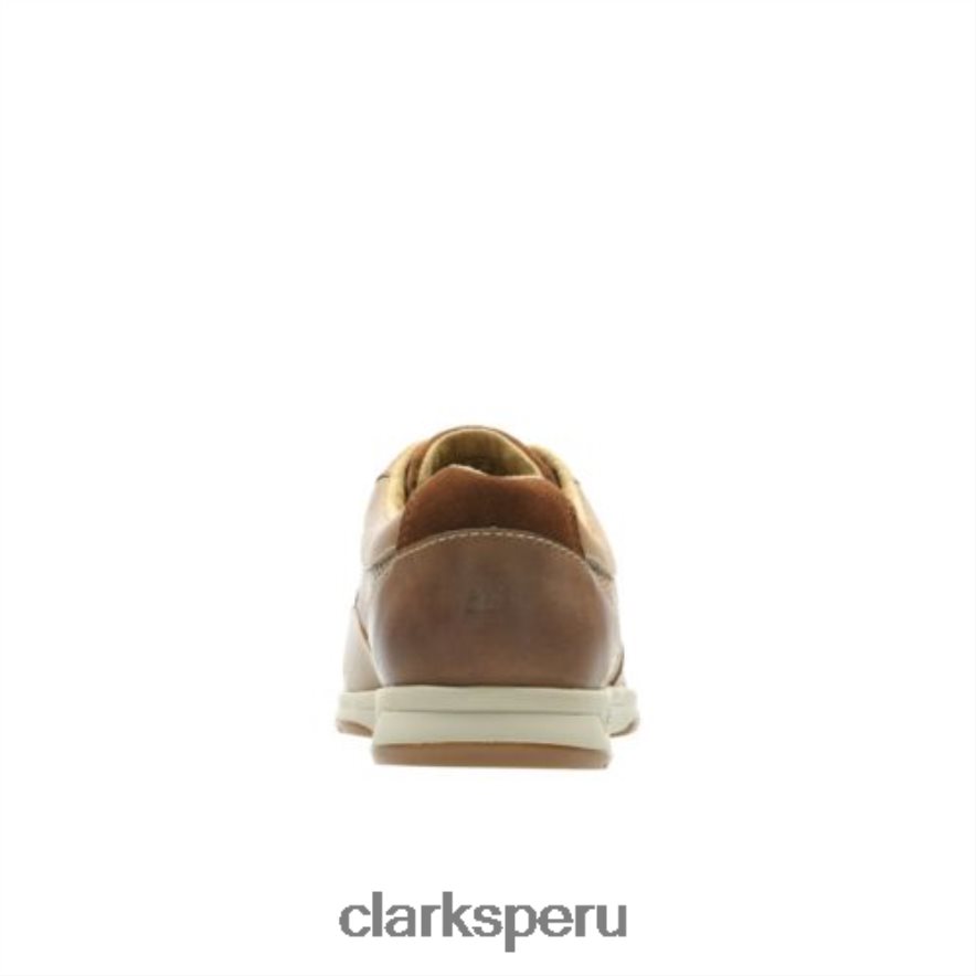 clarks stafford park5 cuero tostado hombres Clarks 40N4LX4526 cuero marrón