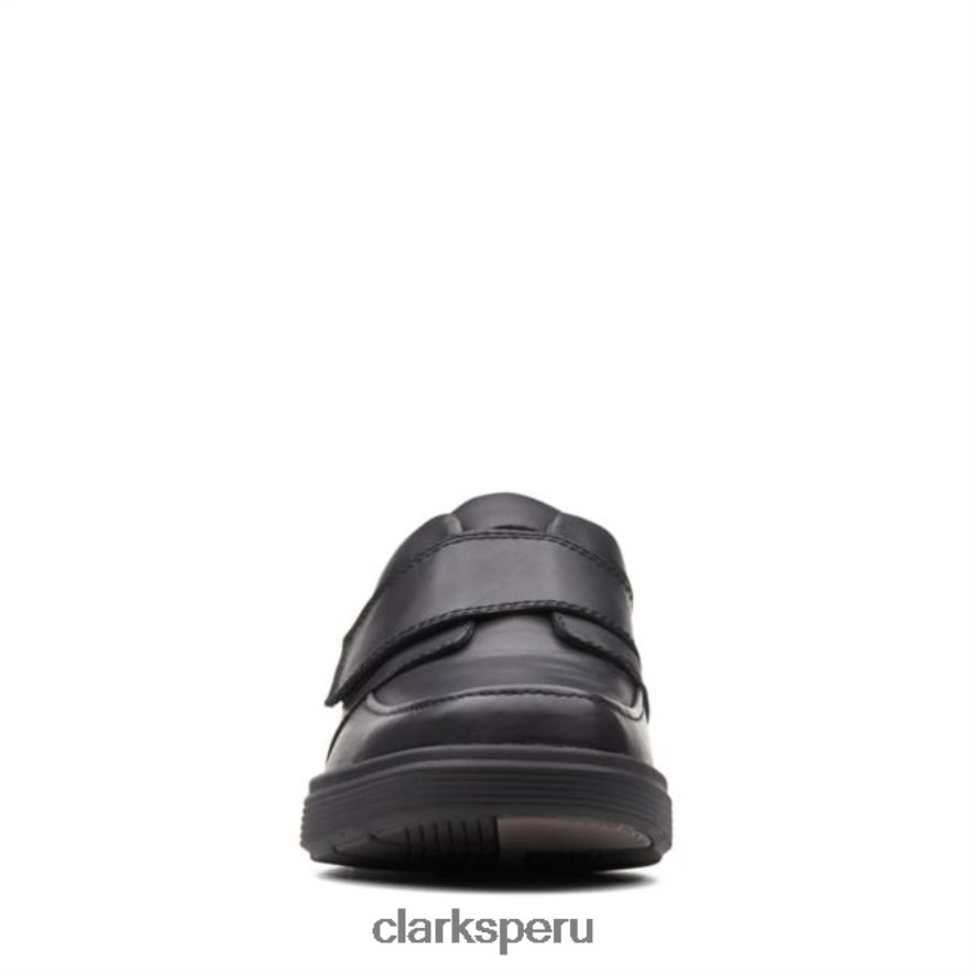 clarks un abode de cuero negro correa de cuero negro hombres Clarks 40N4LX5475 cuero negro