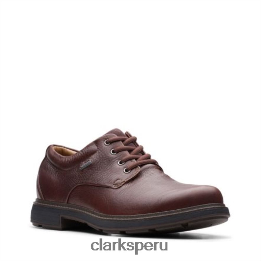 clarks un pisada lo gtx marrón oscuro hombres Clarks 40N4LX4493 marron oscuro
