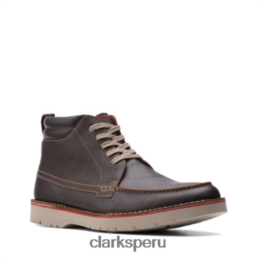 clarks vargo moc cuero marrón hombres Clarks 40N4LX4538 cuero marrón