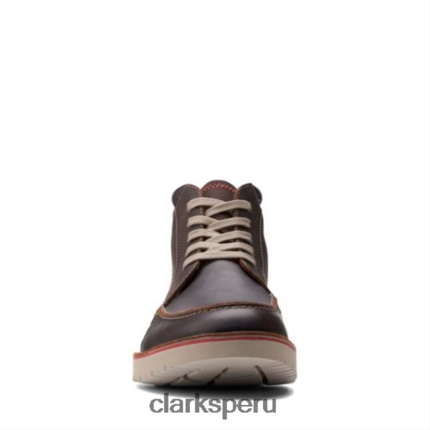 clarks vargo moc cuero marrón hombres Clarks 40N4LX4538 cuero marrón