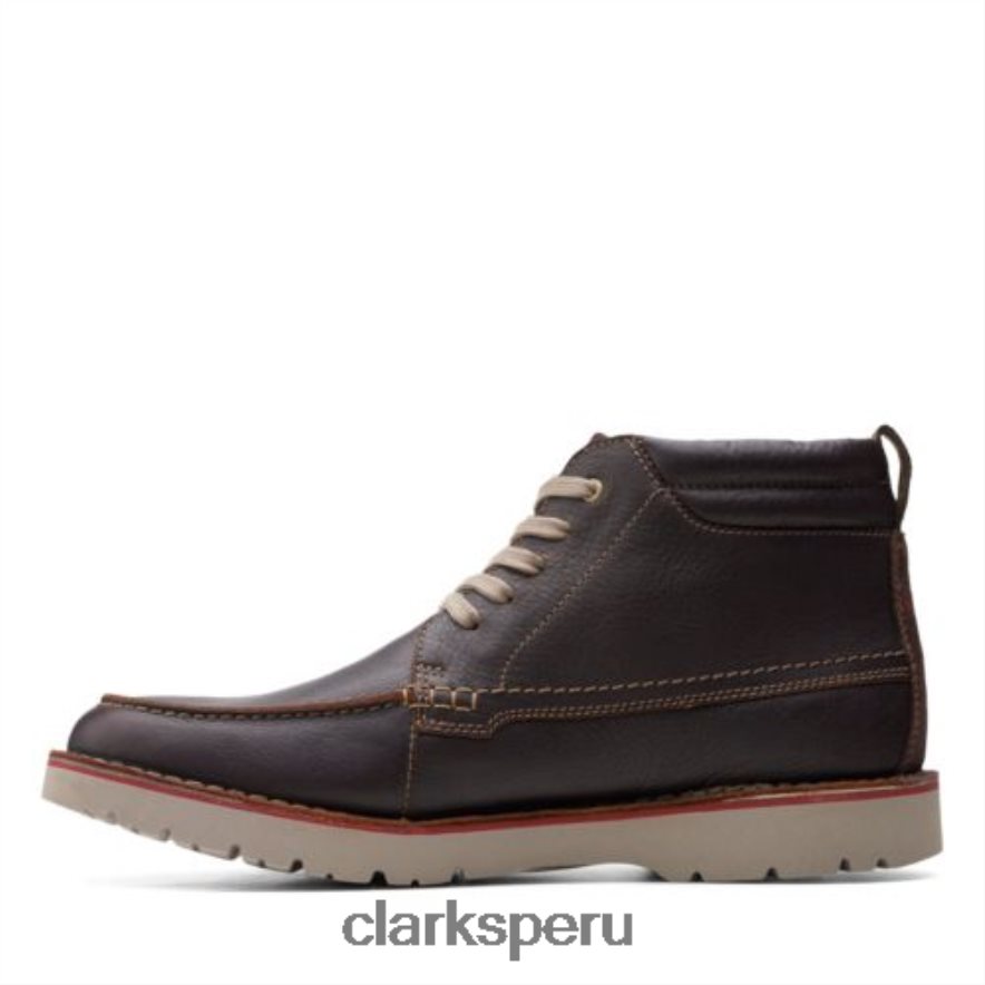 clarks vargo moc cuero marrón hombres Clarks 40N4LX4538 cuero marrón