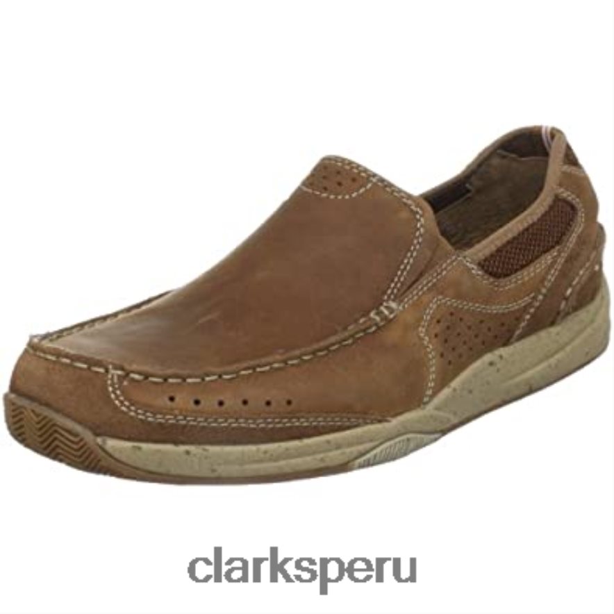 clarks vestal tan nubuck para hombre hombres Clarks 40N4LX1566 nubuck bronceado