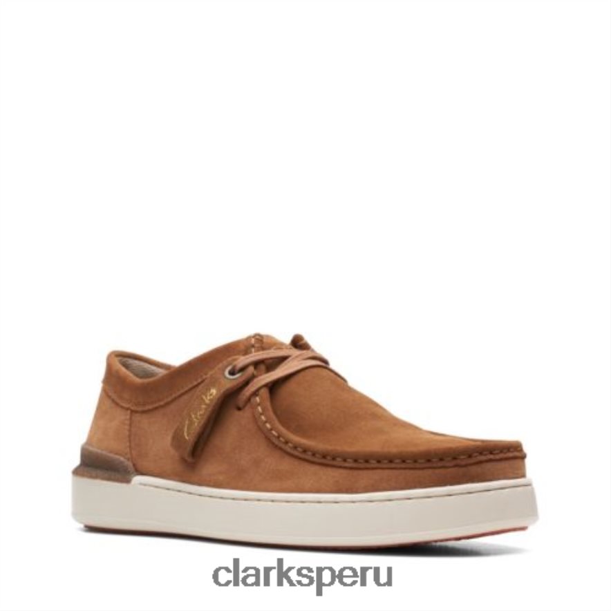 coñac ante corte lite wally clarks hombres Clarks 40N4LX4452 gamuza coñac