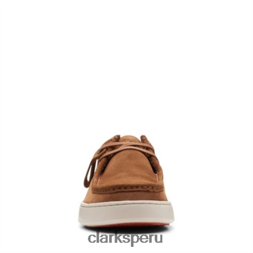 coñac ante corte lite wally clarks hombres Clarks 40N4LX4452 gamuza coñac
