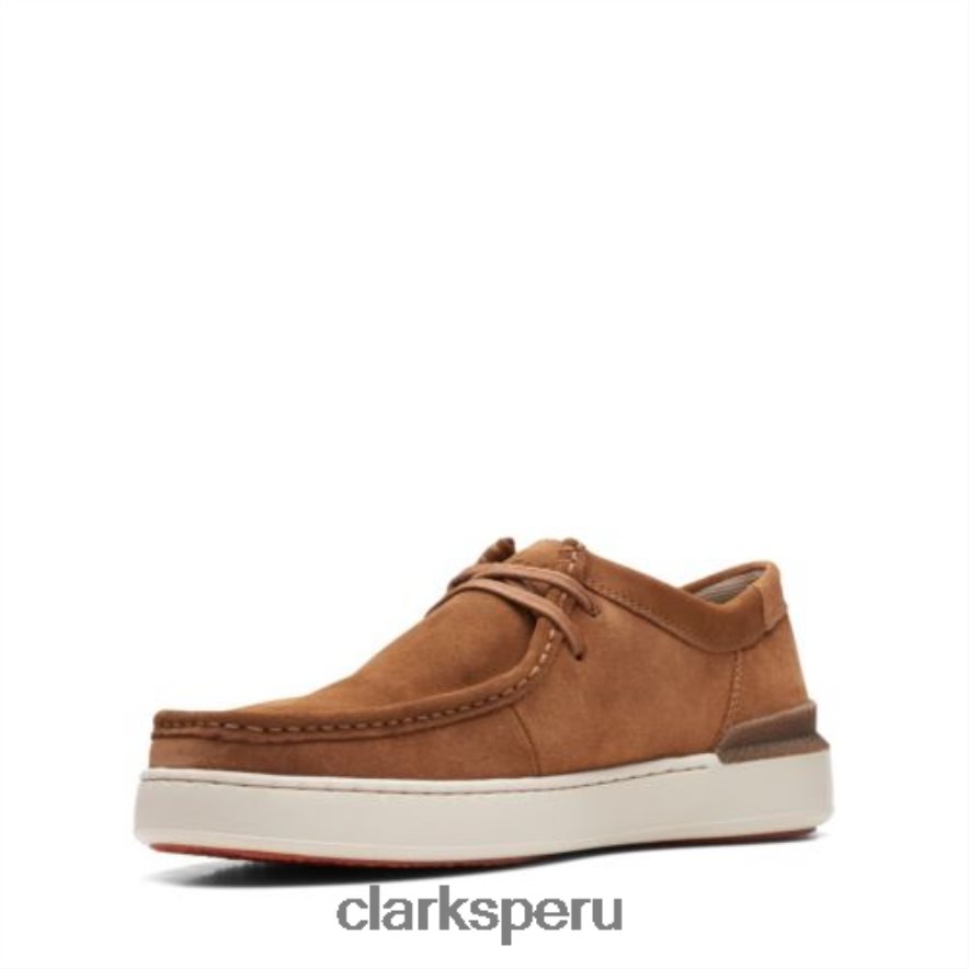 coñac ante corte lite wally clarks hombres Clarks 40N4LX4452 gamuza coñac