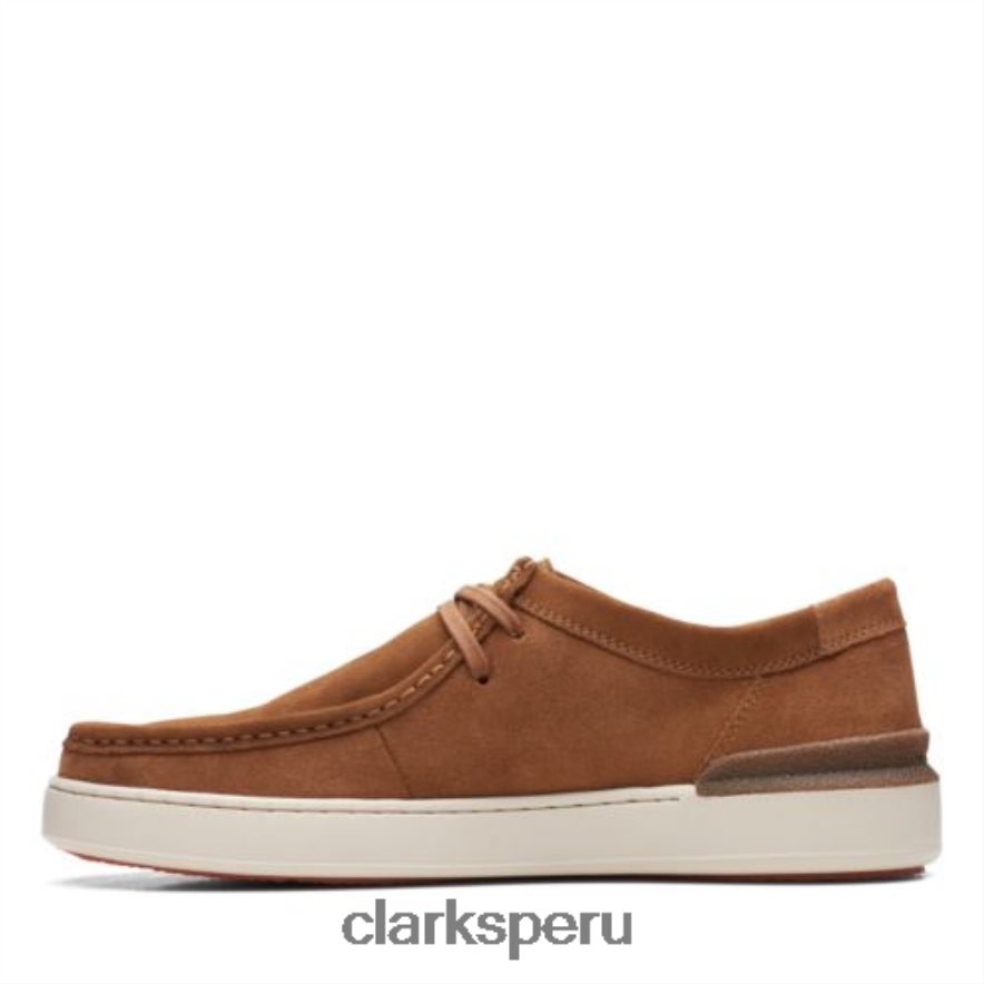 coñac ante corte lite wally clarks hombres Clarks 40N4LX4452 gamuza coñac