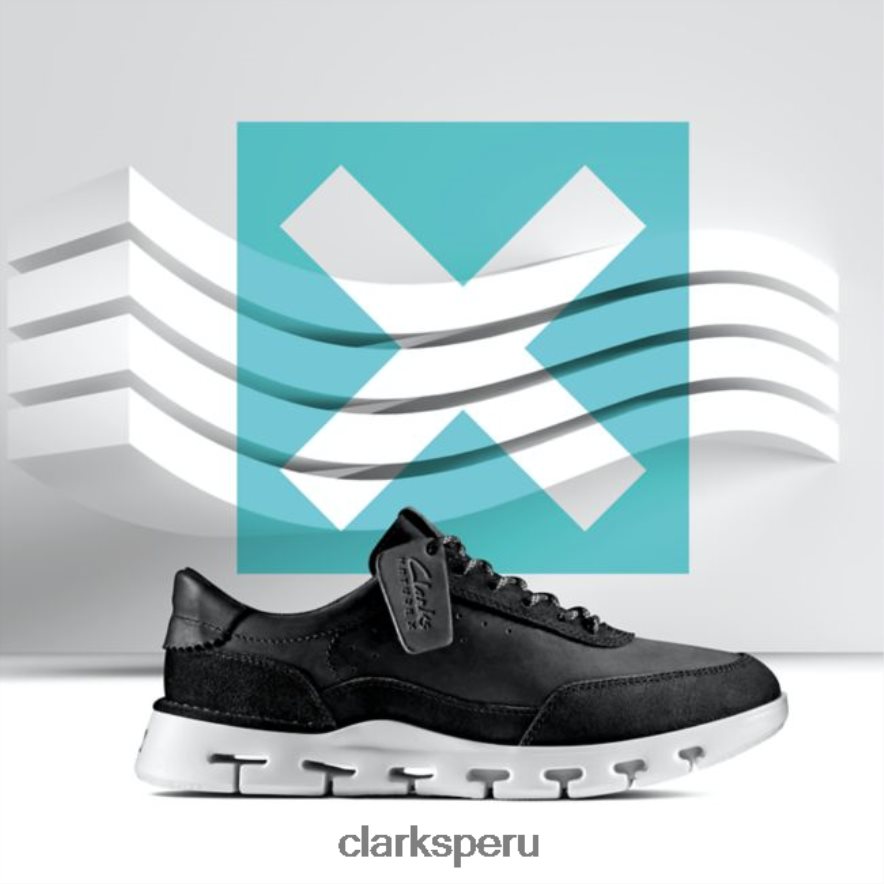 combinación natural x one negro combinación clarks negro hombres Clarks 40N4LX5567 combinación negra