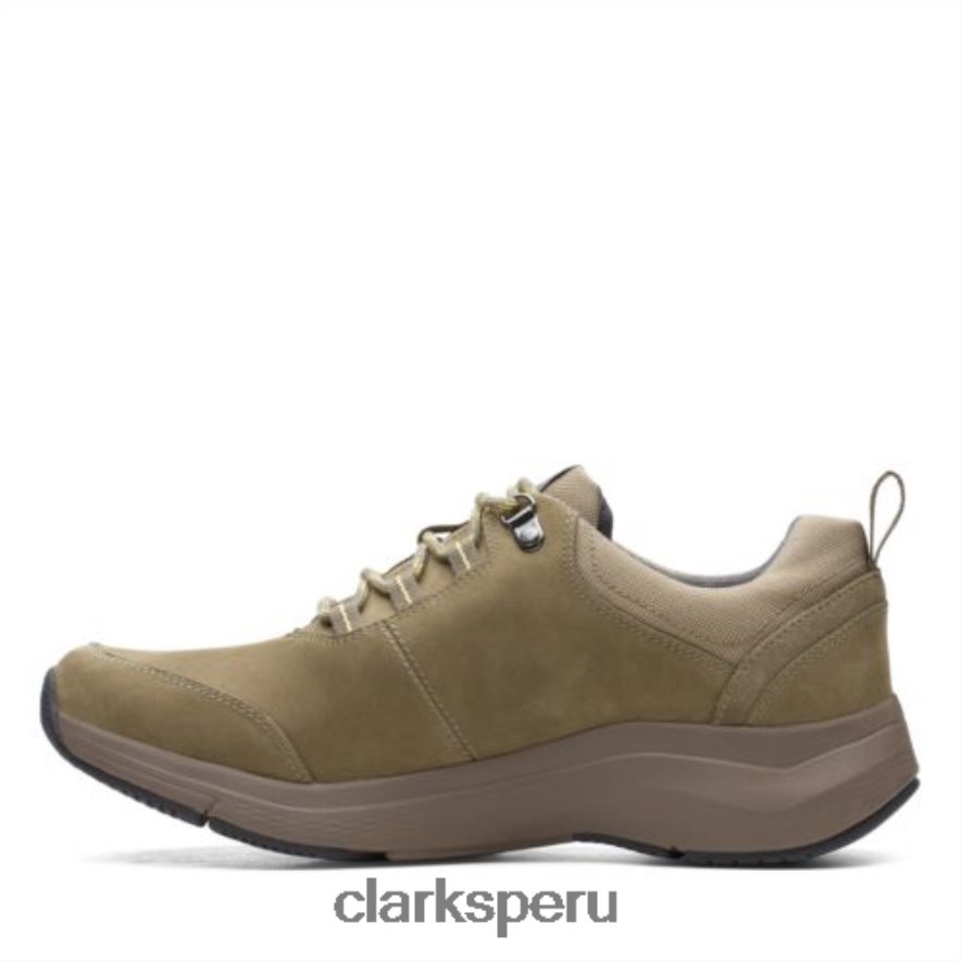 corbata clarks oliva nubuck wave 20 hombres Clarks 40N4LX4476 nubuck oliva