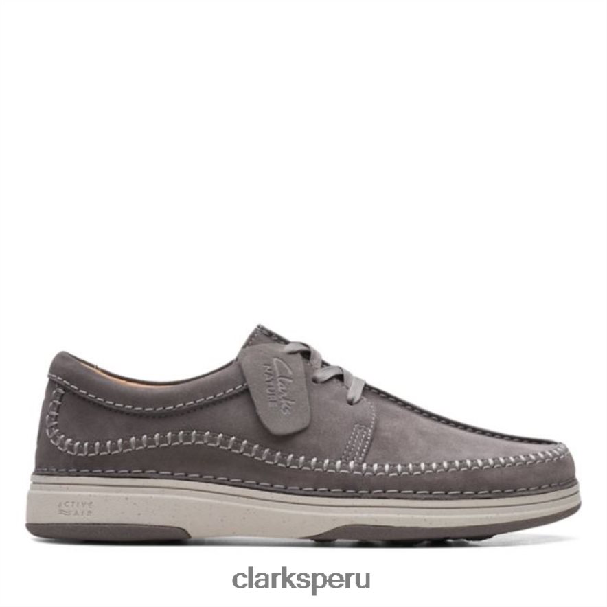corbata natural 5 combi gris oscuro clarks combi gris oscuro hombres Clarks 40N4LX6685 combinado gris oscuro